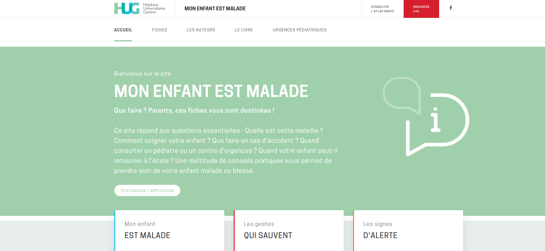 Mon enfant est malade