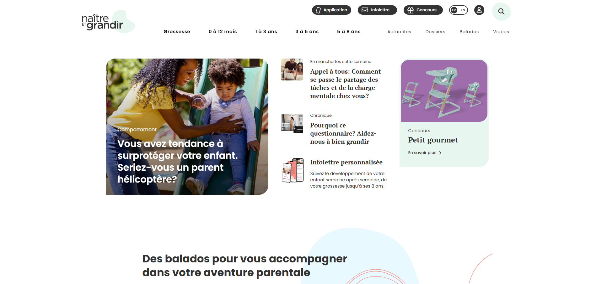 Naître et grandir